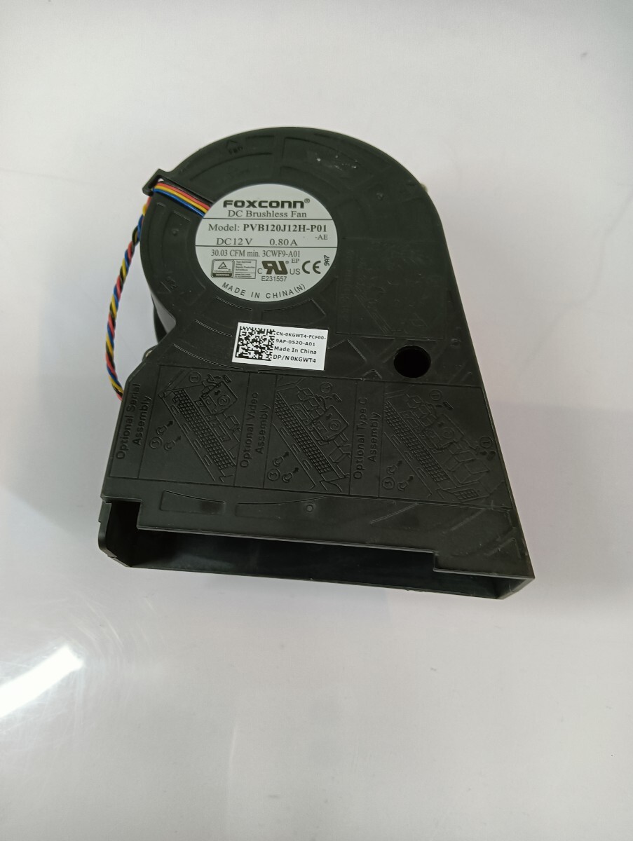 DELL 純正 CPUファン&ヒートシンク 03CWF9 0KGW T4 中古動作品 Vostro OptiPlex等 デスクトップPCの交換・補修パーツに 60サイズ拍卖
