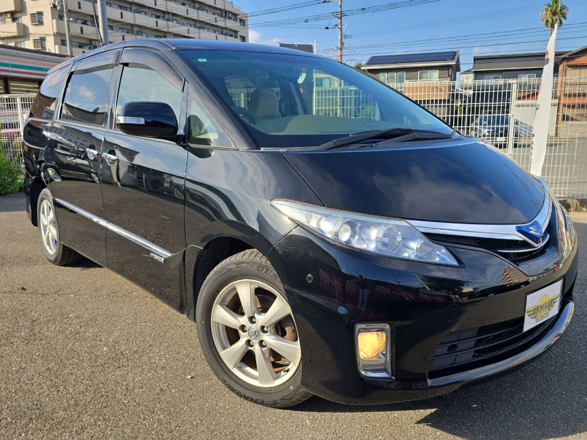 ※九州・福岡発※エスティマHV*G*車検9年11月*メーカーナビ*DTV*Bカメラ*後席モニター*両側パワスラ*IPA*ETC*クルコン*ヒーター*HID*純正AW拍卖