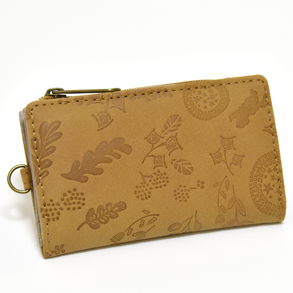 新品 キーケース 小銭入れ 多機能ケース イエロー 黄色 Valentino 未使用 スウェードレザー 花柄 カードケース 二つ折り コンパクト財布拍卖