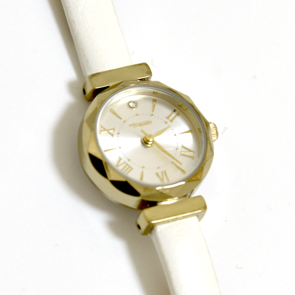 新品 腕時計 レディース 未使用 Field Work ファッションウォッチ カジュアル レザー 細い ゴールド ホワイト拍卖