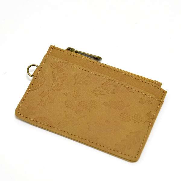 新品 パスケース 多機能ケース 小銭入れ イエロー 黄色 ボタニカル 財布 Valentino Michelle 未使用 定期入れ スウェードレザー コンパクト拍卖