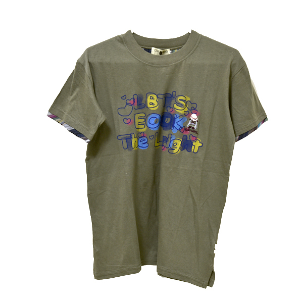 新品 カットソー M 半袖 グリーン COST BAZAR イラスト 未使用 レディース トップス カジュアル プルオーバー拍卖