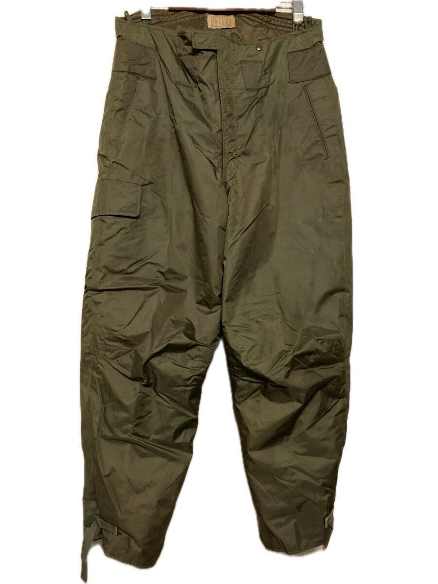 U.S. NAVY オールド Flight Deck Nylon Insulated Cold Weather Pants Large オーバーパンツ ワイド フロントダブルジップ waldes US ARMY 拍卖