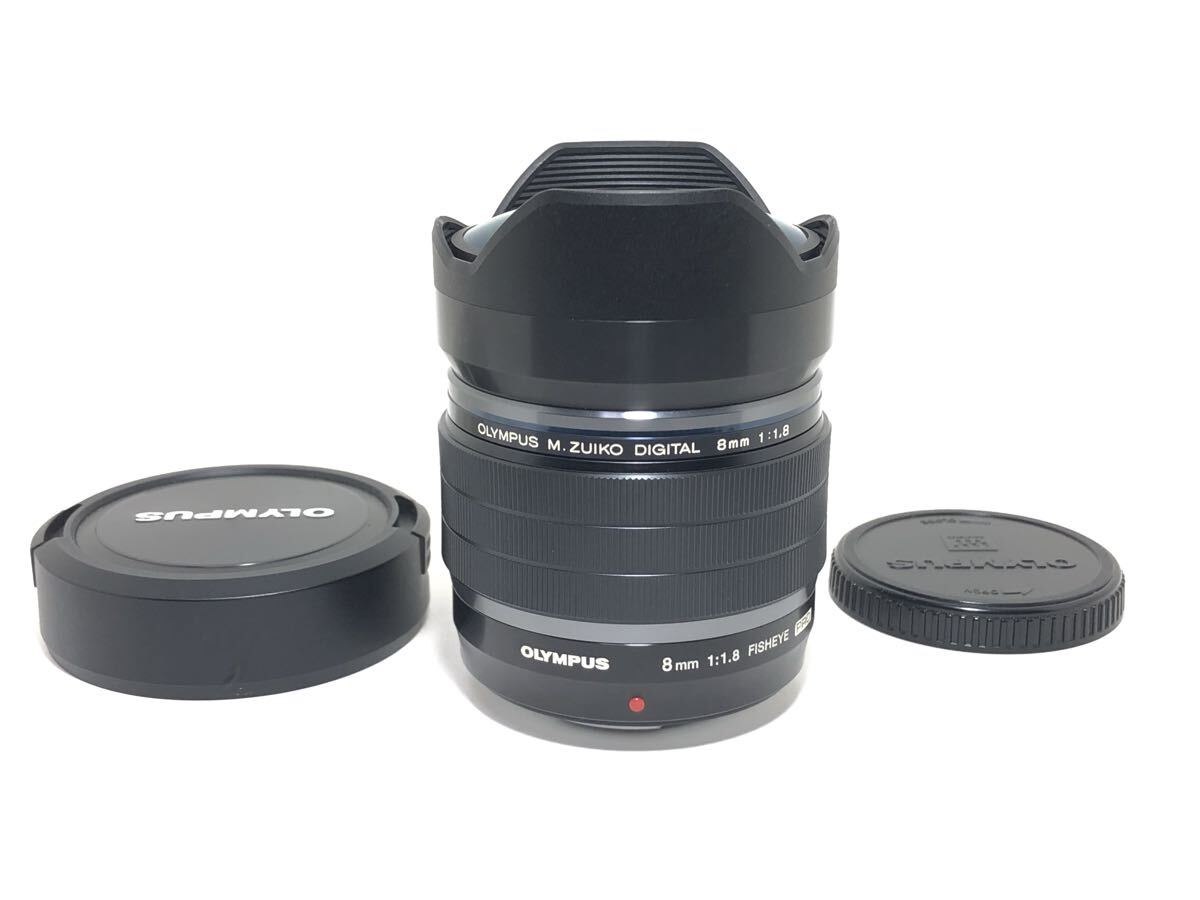 #7【美品】OLYMPUS オリンパス M.ZUIKO DIGITAL ED 8mm F1.8 Fisheye PRO拍卖