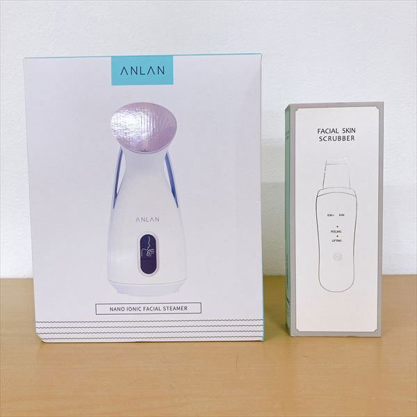 888*美顔器 2点 まとめて ANLAN フェイススチーマー / Bellababy FACIAL SKIN SCRUBBER ウォーターピーリング 【一部美品】拍卖