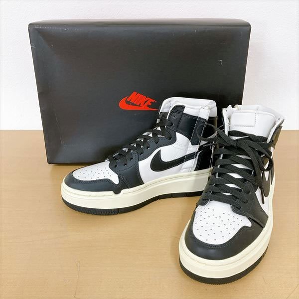 102*NIKE ウィメンズ エアジョーダン 1 エレベートハイ DN3253 24cm WMNS AIR JORDAN 1 ELEVATE HIGH ホワイト×ブラック【未使用品】拍卖