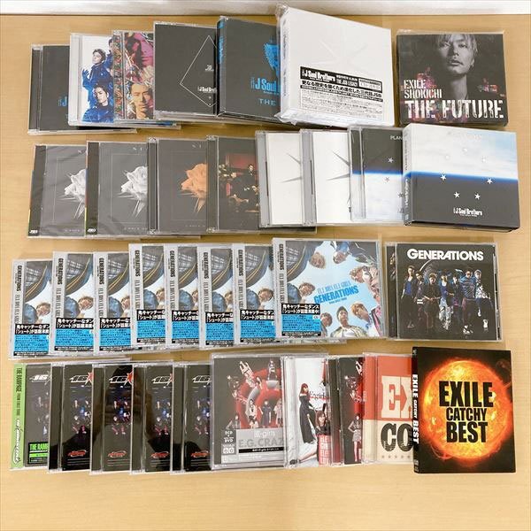 208*三代目J Soul Brothers JSB/GENERATIONS from EXILE TRIBE/EXILE/SHOKICHI/E-girls/THE RAMPAGE from EXILE TRIBE CD まとめ LDH拍卖