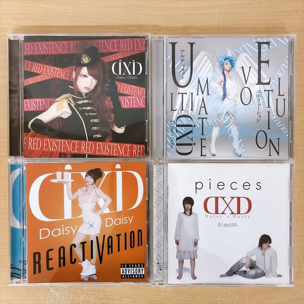 659*Daisy×Daisy CD4枚 まとめて RED EXISTENCE/ULTIMATE EVOLUTION/REACTIVATION/pieces拍卖