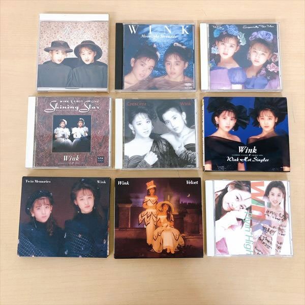 571*Wink CD 9枚 まとめて ウインク HOT Singles / Twin Memories / VELVET / Crescent / Flyin'High / FIRST LIVE ・ SHINING STAR など拍卖