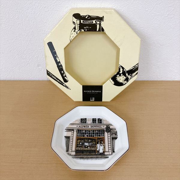 265*WEDGWOOD DUNHILL ウェッジウッド ダンヒル 絵皿 角皿 飾り皿 元箱付き 【未使用品】拍卖
