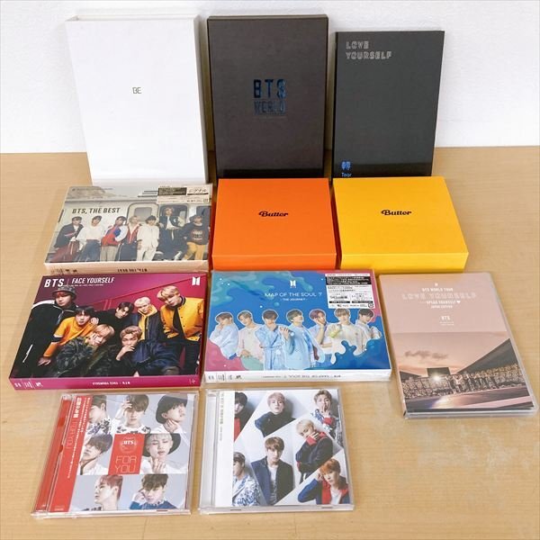 224*BTS CD DVD 11点まとめて Butter/BE/FACE YOURSELF/BTS,THE BEST/LOVE YOURSELF など拍卖