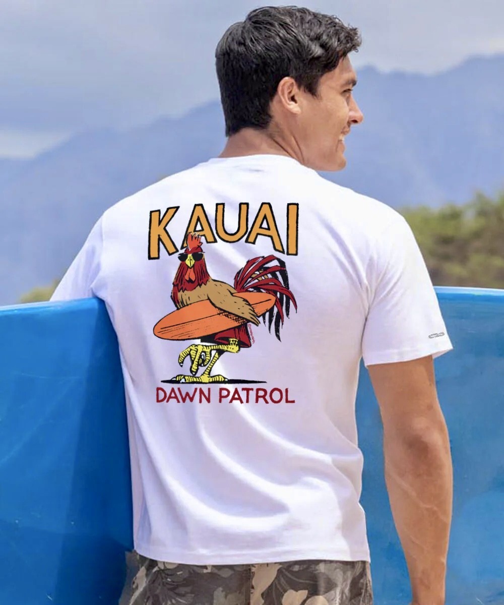 crazy shirts Hawaii クレイジーシャツ ハワイ Tシャツ『KAUAI』 Sサイズ コラボ メンズ ホワイト 白色 アウトレット 新品未使用 直営品拍卖