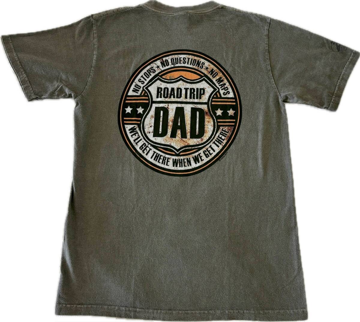 crazy shirts Hawaii クレイジーシャツ ハワイ Tシャツ 『ROAD TRIP DAD』 コラボ Sサイズ メンズ CRATER DYED(染め) 新品未使用 直営品拍卖