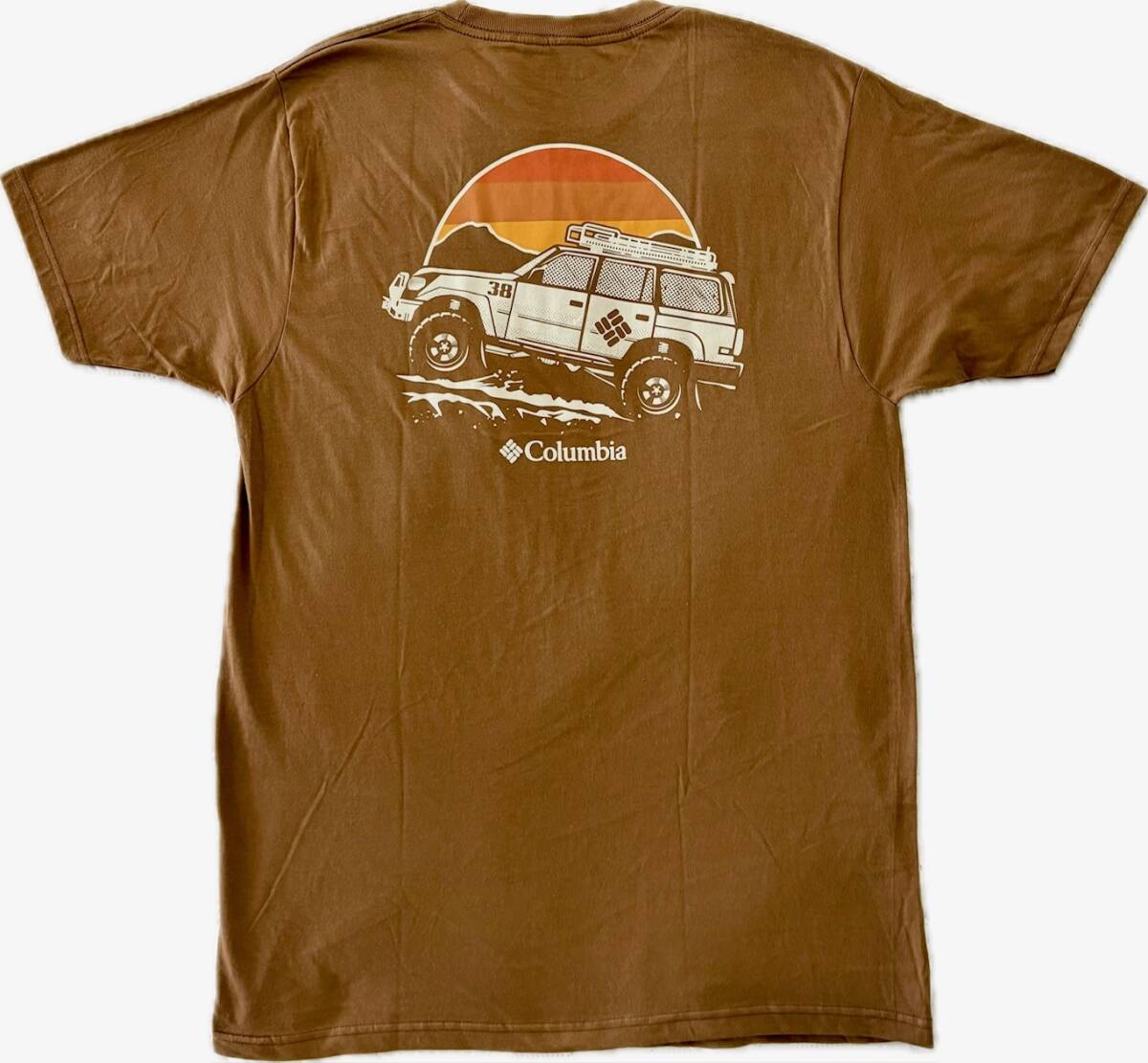 Columbia コロンビア Tシャツ Mサイズ 茶色 ブラウン メンズ 新品未使用 正規品拍卖