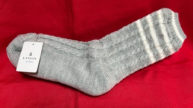 LANVIN en Bleu ルームソックス 23-24cm 新品未使用拍卖