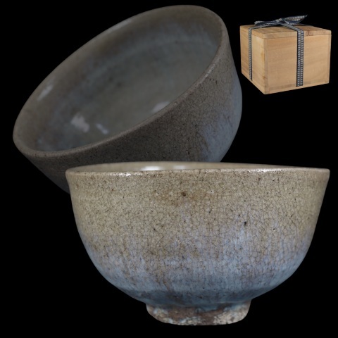 蔵出し品 古唐津 江戸期 白唐津 茶碗拍卖