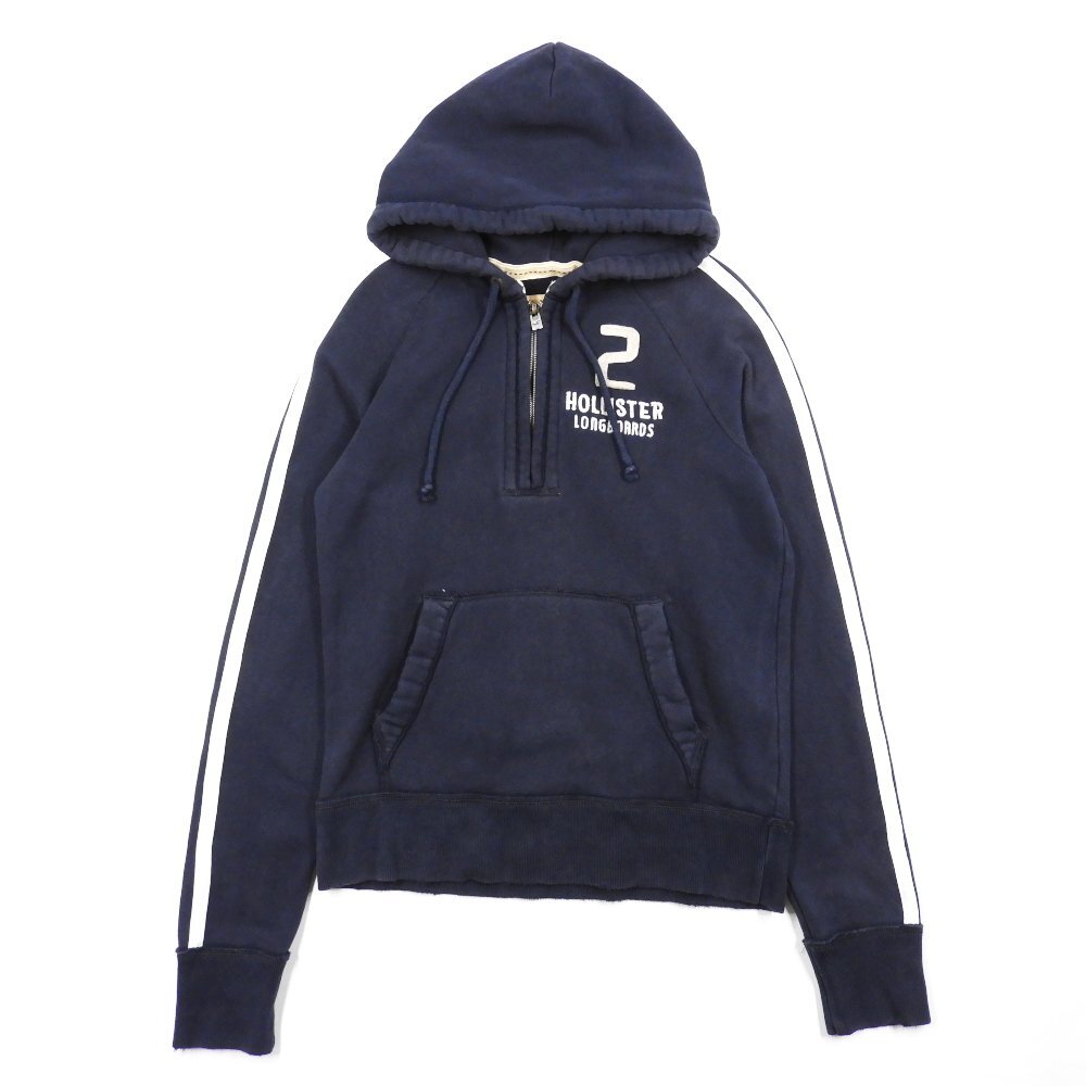 Hollister ホリスター ハーフジップパーカー size M #36639 加工 スウェット トップス カジュアル アメカジ拍卖