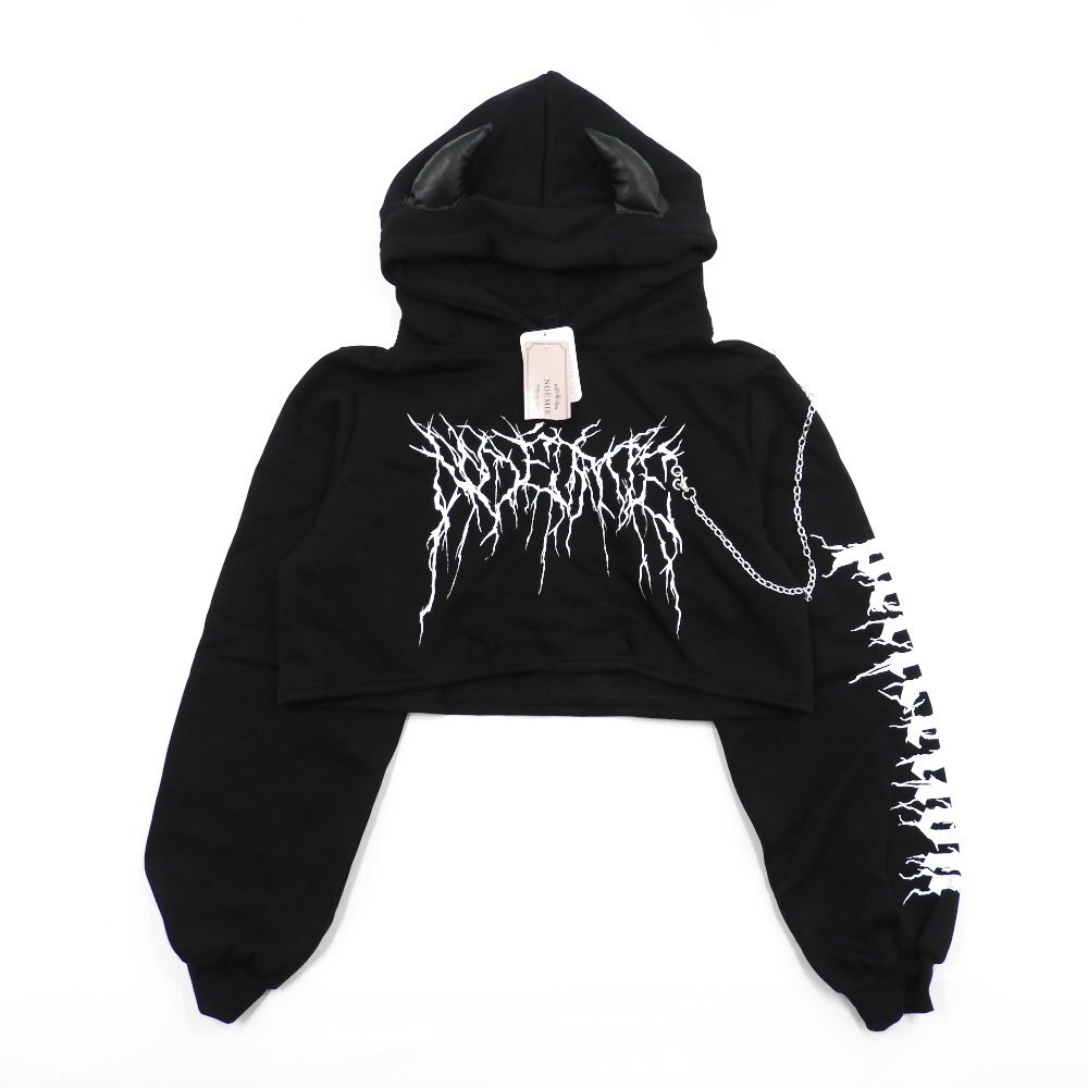 未使用 NOEMIE ノエミー 角付きパーカー Size M #1022047 レディース カジュアル ストリート拍卖