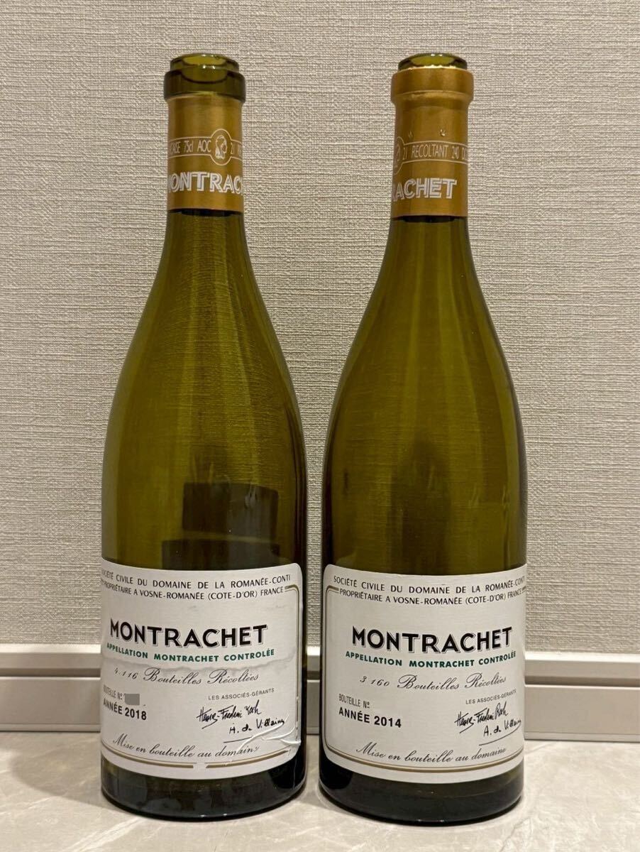 DRC ドメーヌ ロマネ コンティ モンラッシェ 空瓶 ワイン 2本セート空き瓶拍卖