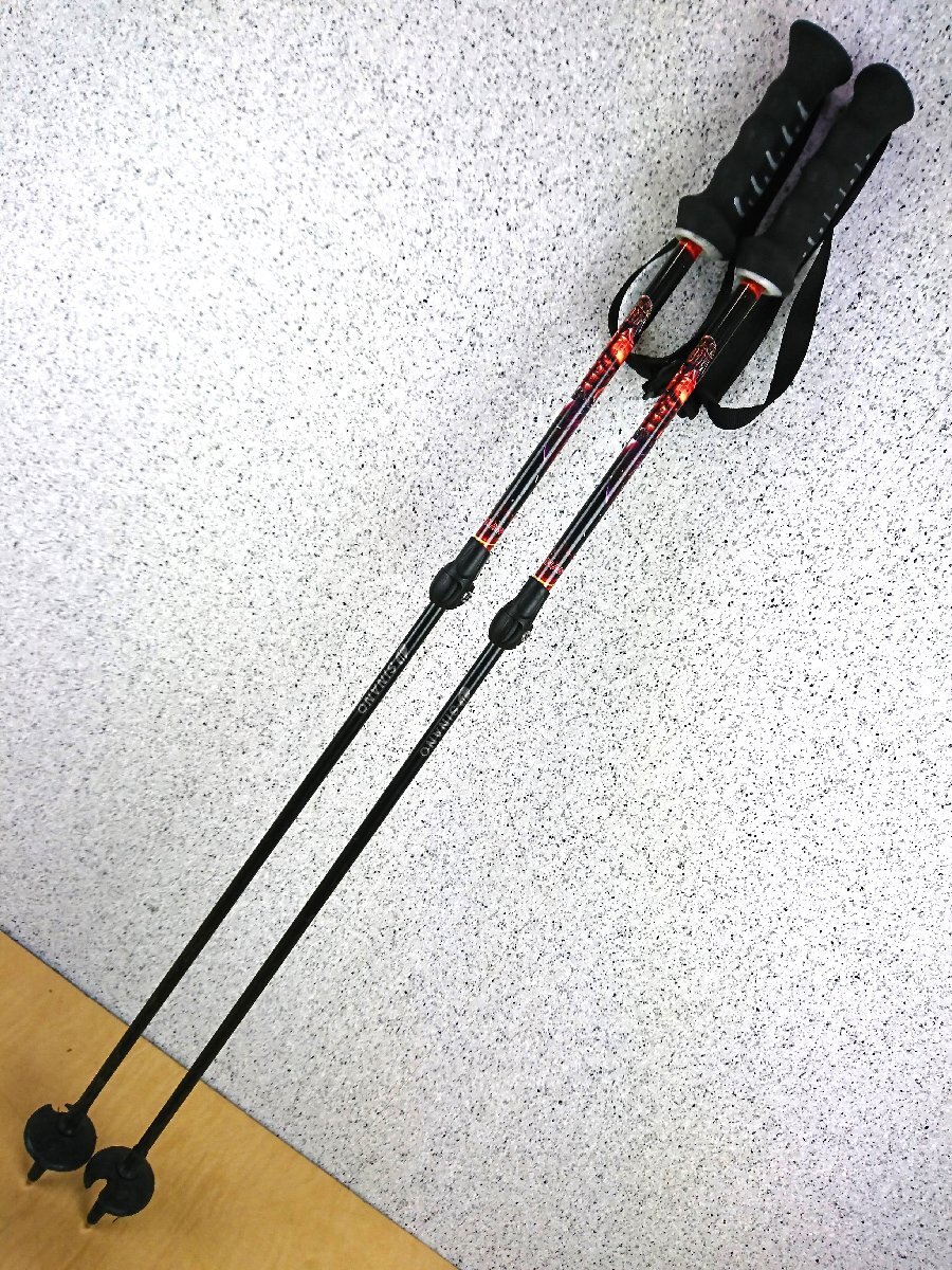 SINANO シナノ SINANO×北斗の拳 100周年記念スキーポール フリーFAST ジャギモデル(Black) 使用サイズ:95~120cm 日本製拍卖