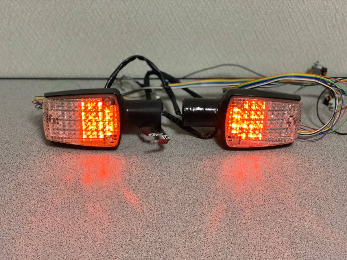 【60日保証】CBX400F☆流れるウインカー LEDユニット☆超爆光64発!拍卖