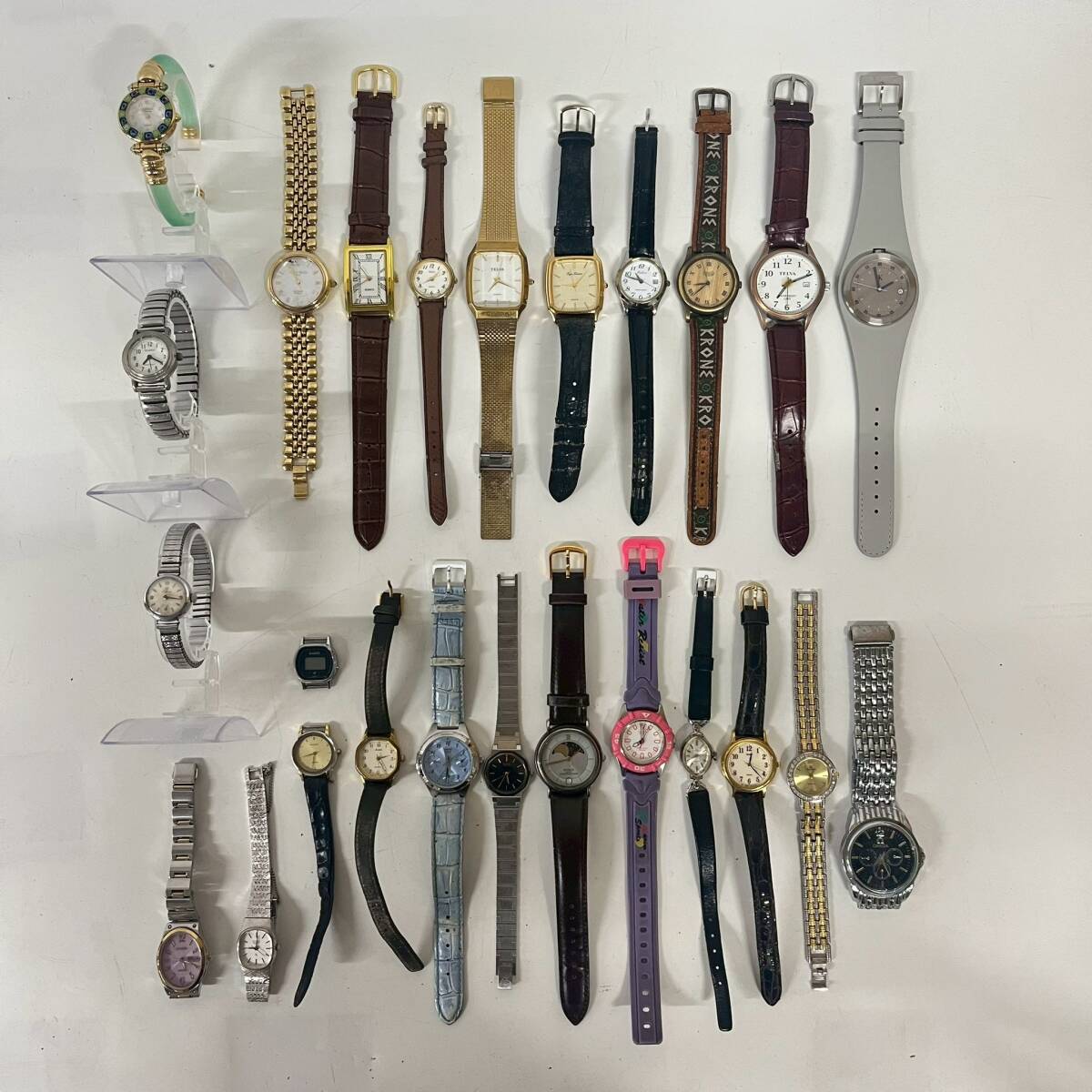 1円~【25点】時計 まとめ売り SEIKO CASIO CITIZEN 等 クォーツ 手巻き ソーラー K183760拍卖