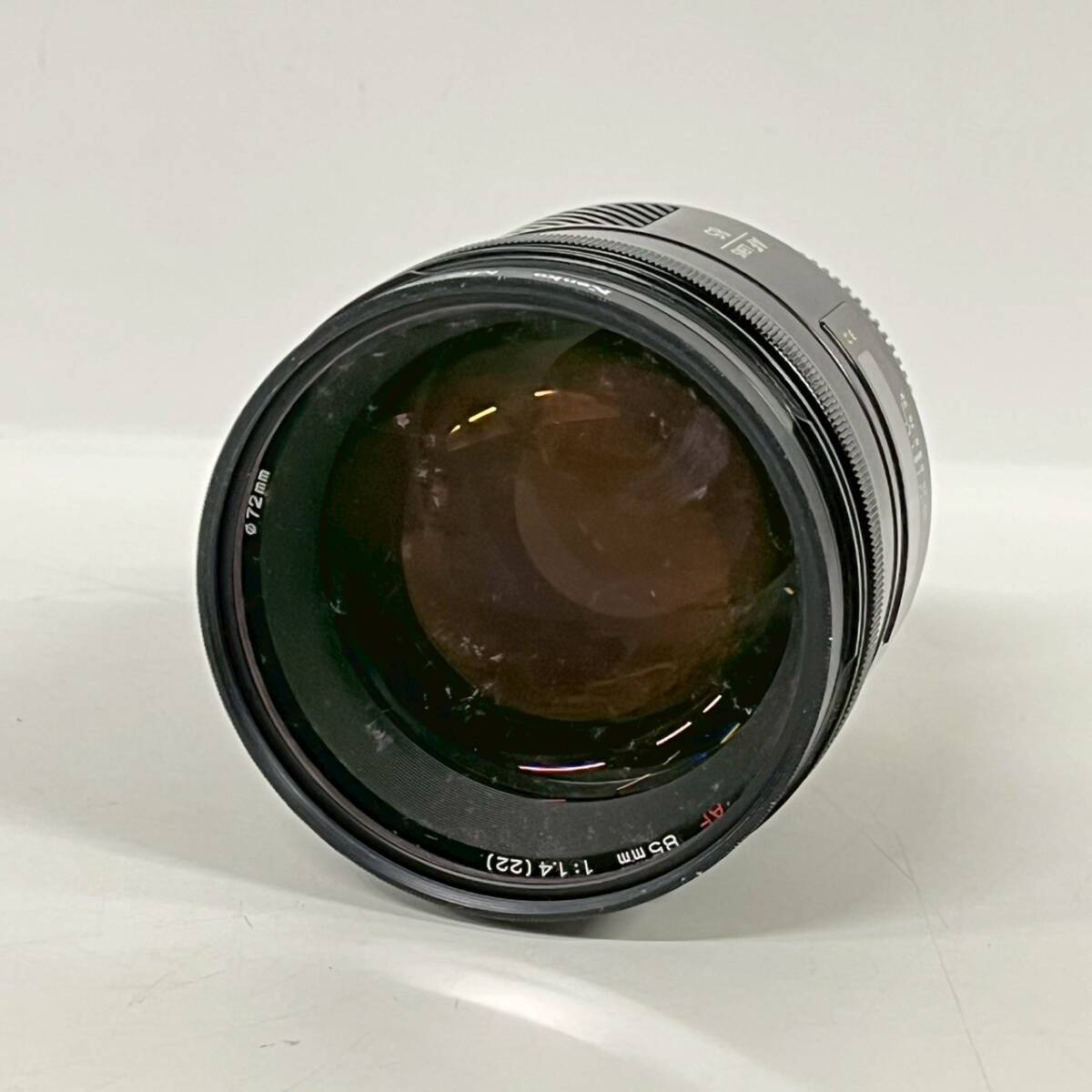 1円~【動作未確認】ミノルタ MINOLTA AF 85mm 1:1.4(22) 一眼カメラ用 単焦点レンズ 付属品あり K183886拍卖