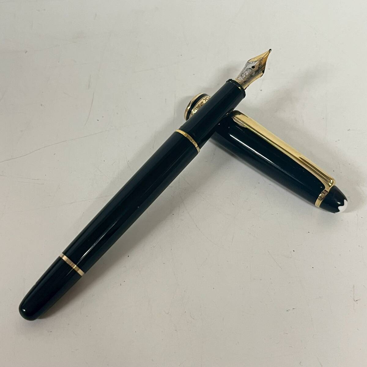 1円~【筆記未確認】モンブラン MONTBLANC マイスターシュテュック MEISTERSTUCK 万年筆 ペン先 14K 585 刻印入り 筆記用具 K152128拍卖