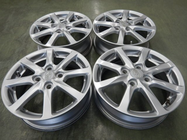 SUBARU スバル STELLA ステラ カスタムRS 純正14インチアルミホイール 4.5J +45 4穴 PCD100 4本セット ダイハツ ムーヴ LA100拍卖