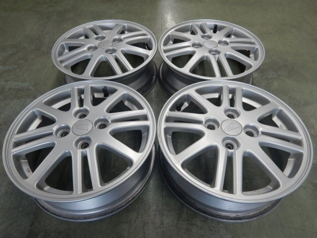 DAIHATSU TANTO Exe ダイハツ タント エグゼ 純正14インチアルミホイール 4.5J +45 4穴 PCD100 4本セット ミライース ルクラ ウェイク拍卖