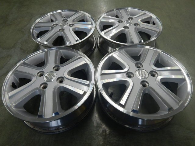 SUZUKI スズキ EVERY WAGON エブリィワゴン 14インチ純正アルミ PCD100 4穴 4.5J +50 4本セット ワゴンR拍卖