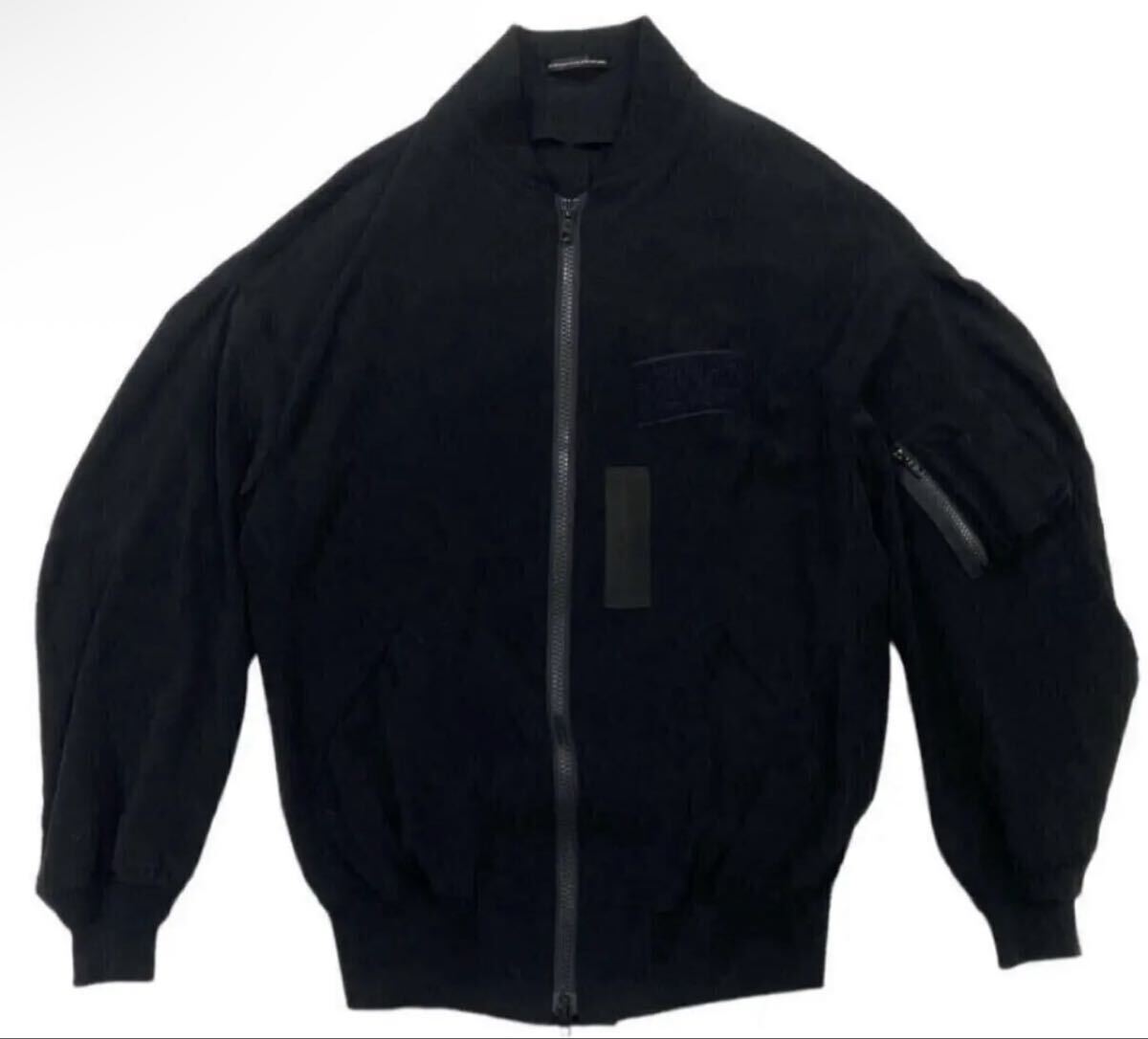 ▲ Y's ワイズ Yohji Yamamoto ヨウジヤマモト ▲ 19ss YH-Y01-500 オーバーサイズ MA-1 MA1 ボンバージャケット ブラック 1 メンズでも可拍卖