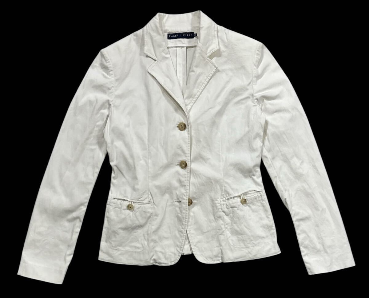 ▲ Ralph Lauren ラルフローレン ▲ 3釦 ストレッチ ブレザー ジャケット ホワイト 11拍卖