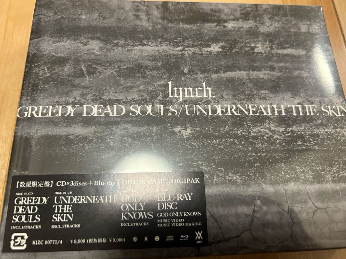 lynch. GREEDY DEAD SOULS/UNDERNEATH THE SKIN (3CD+Blu-ray Disc) 新品未開封拍卖
