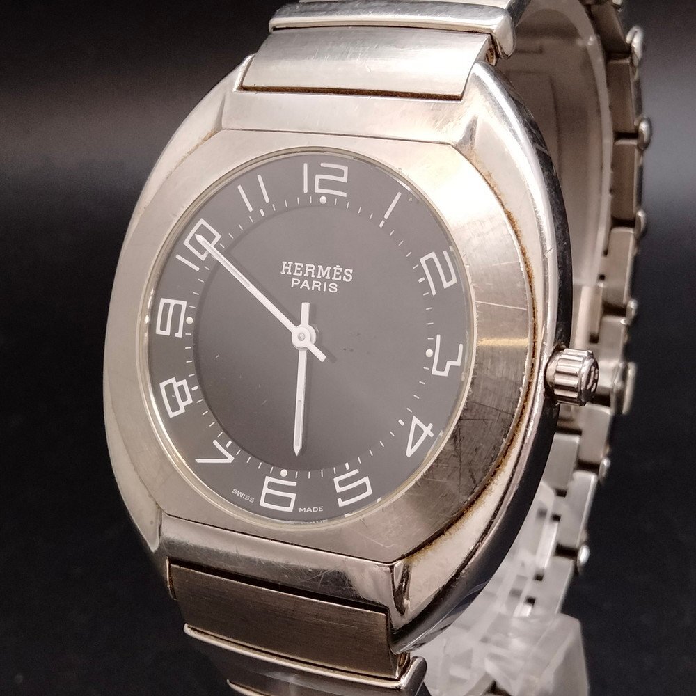 エルメス Hermes 腕時計 不動品 ES1.710(エスパス) メンズ 3548312拍卖