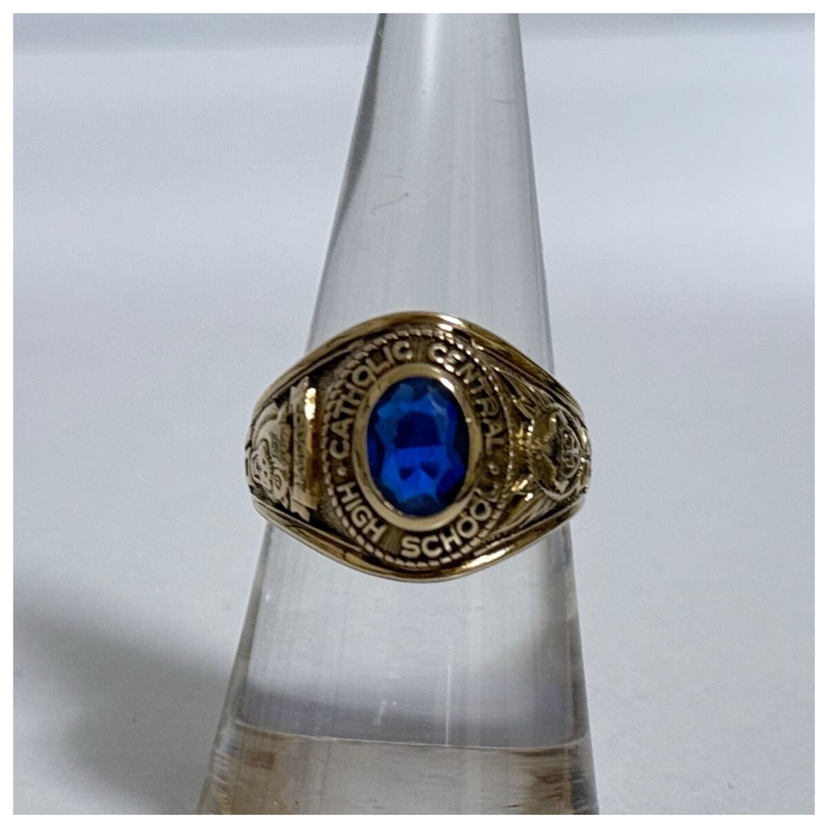 JOSTEN ジャスティン 10K K10 カレッジリング ヴィンテージ アンティーク 指輪拍卖