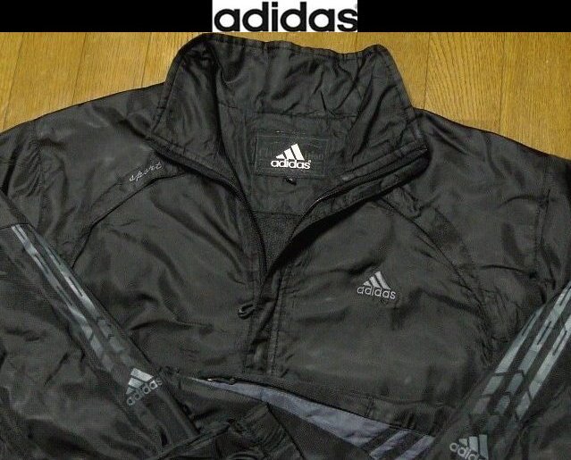 5L-6L・4XL-5XL日本サイズ位【即決セール送料無料】超希少 アディダス USA限定3本ライン 特注ライトファイバー中綿 防風撥水 ジャケット拍卖