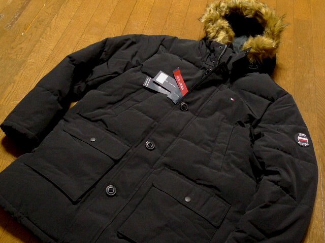 3L-4L・2XL-3XL日本サイズ位★セール送無料★新品トミーヒルフィガーUSA限定極暖蓄熱2WAY ダウンジャケット同機能DOWN ALTERNATIVE コート拍卖