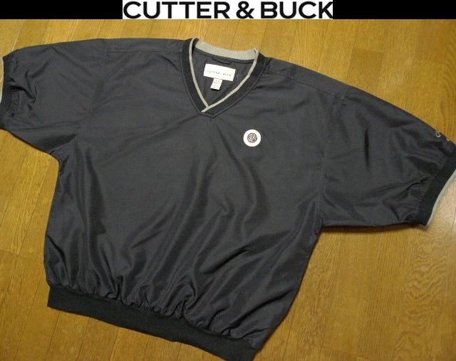6L-7L・5XL-6XL 日本サイズ位【セール!送料無料】超希少 カッター&バック USA限定モデル1点物 美品 特注刺繍 防風撥水 半袖 ジャケット拍卖