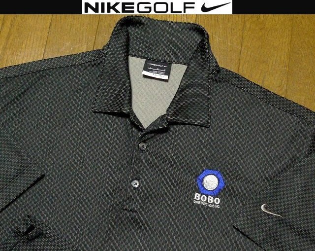 2L-3L・XL-XXL日本サイズ位【セール!送料無料】超希少 ナイキゴルフ USA限定特殊総織り 美品 特注刺繍4方向伸縮速乾ストレッチ ポロシャツ拍卖