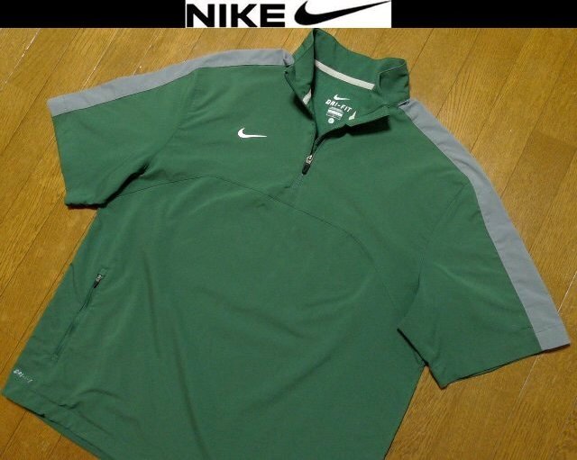 2L-3L・XL-XXL日本サイズ位【セール!送料無料】超希少 ナイキ USA限定モデル1点物 防風撥水 速乾除湿 4方向伸縮 半袖 ジャケット拍卖