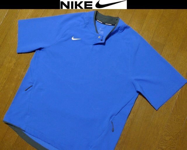 3L-4L・2XL-3XL日本サイズ位【セール!送料無料】超希少 ナイキ USA限定モデル1点物 美品 防風撥水 4方向伸縮 半袖 ジャケット拍卖