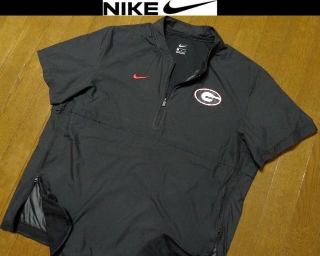 3L-4L・2XL-3XL日本サイズ位【即決セール!送料無料】超希少 ナイキ USA限定モデル1点物 美品 特注 防風撥水除湿 軽量 半袖 ジャケット拍卖
