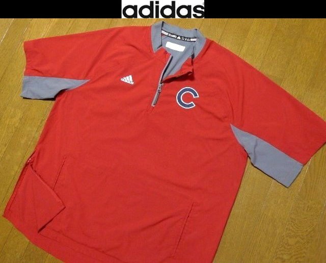 3L-4L・2XL-3XL日本サイズ位【即決セール!送料無料】超希少 アディダス USA限定モデル1点物 美品 防風撥水4方向伸縮速乾 半袖 ジャケット拍卖