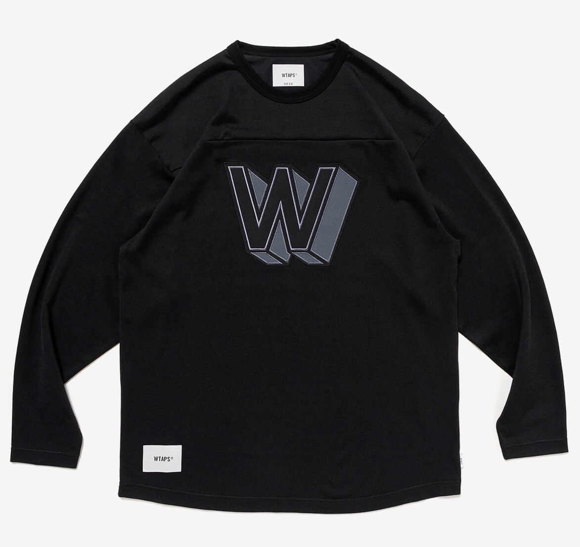 25AW サイズ02(M) JC / LS / RACO ブラック 252ATDT-CSM18 ダブルタップス WTAPS拍卖