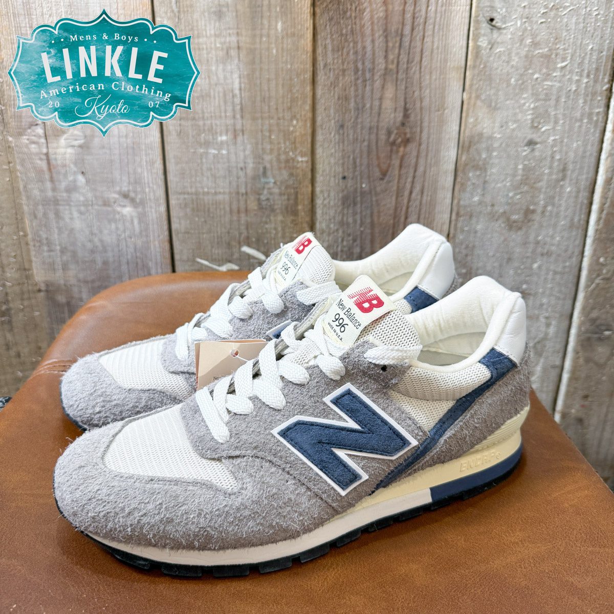 New Balance(ニューバランス)【made in USA 996】スウェード & メッシュ スニーカー【 新品 ランニング アメリカ製 】拍卖