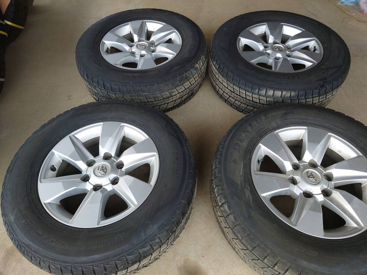 ランドクルーザープラド 150系後期型純正ホイール スタットレスタイヤ拍卖