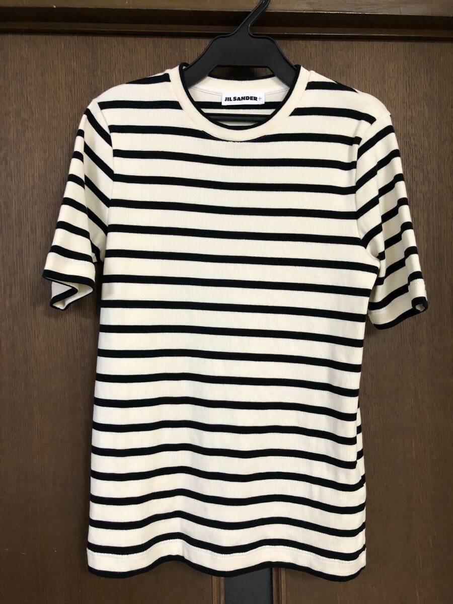 JIL SANDER ジルサンダー JILSANDER+ ボーダー カットソー Sサイズ 美品拍卖