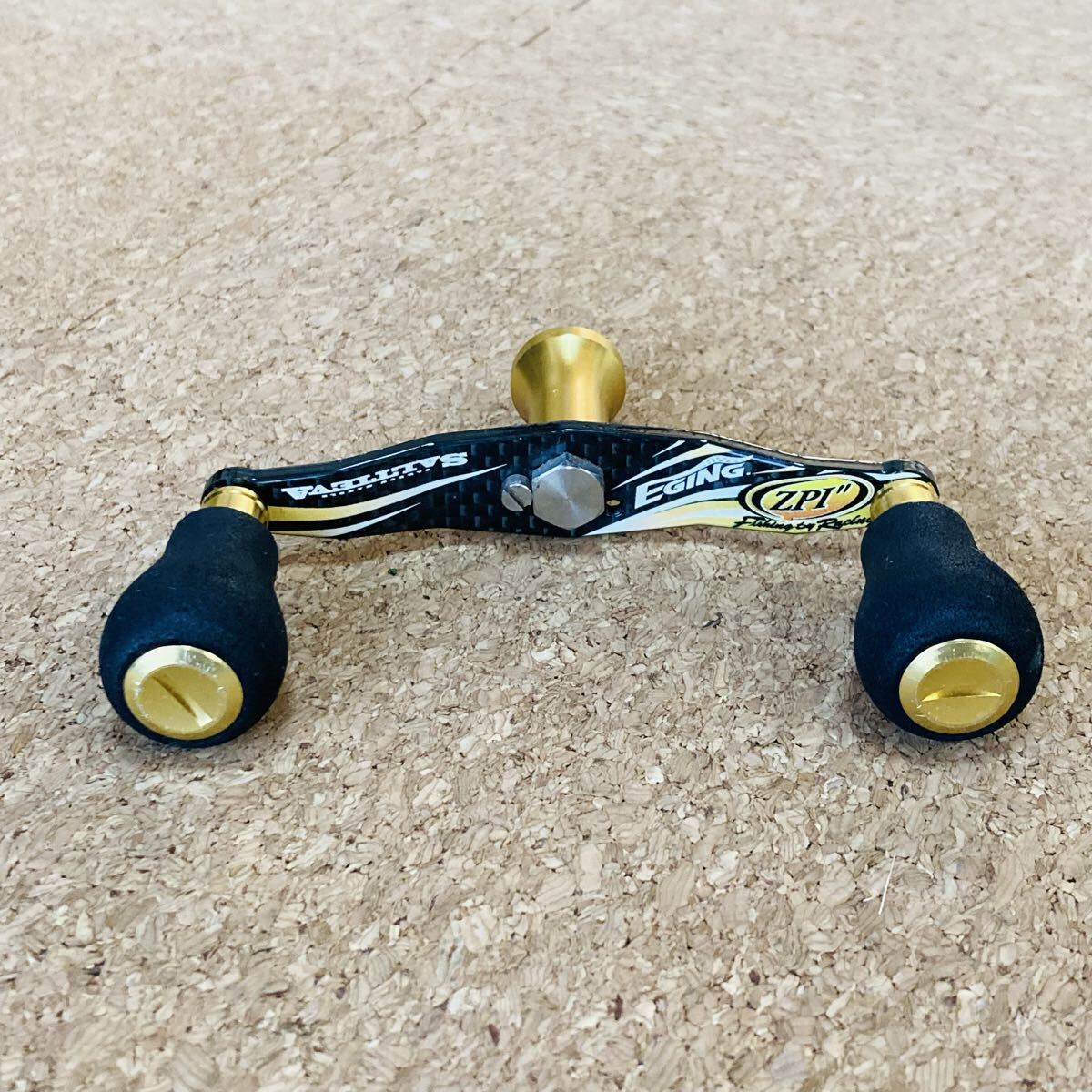ZPI ソルティーバ エギング カーボンハンドル 92mm ゴールド ダイワ用 ダブルハンドル カスタム パーツ拍卖