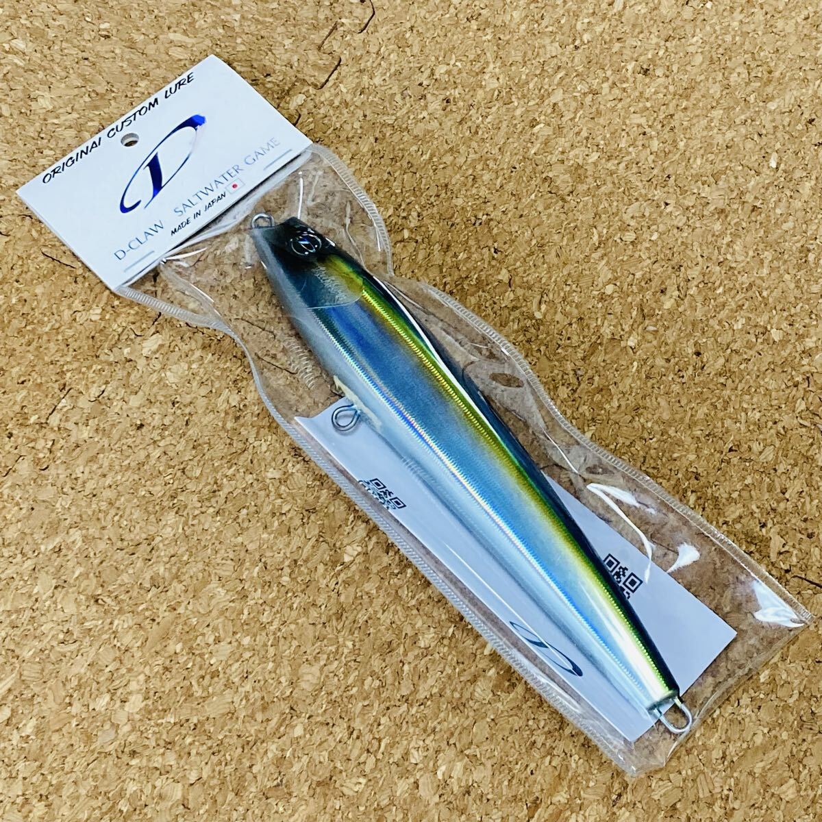 D-CLAW ディークロウ バブルス 215mm/82g ブルーイエロー キャスティング ルアー 未使用品拍卖
